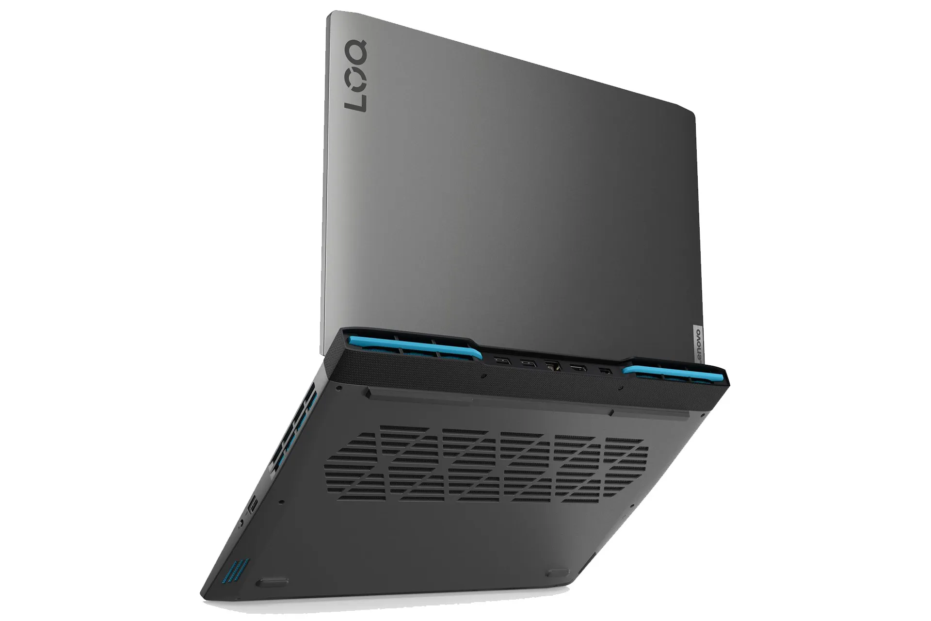 Laptop Lenovo LOQ w wytrzymałej polimerowej obudowie Storm Grey